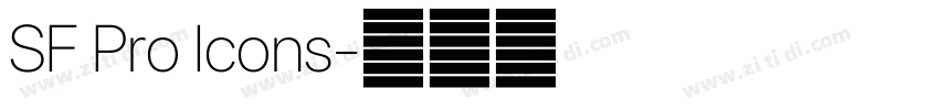 SF Pro Icons字体转换 SF Pro Icons字体转换